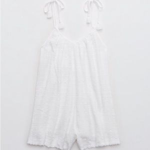 Aerie gauze cover up romper